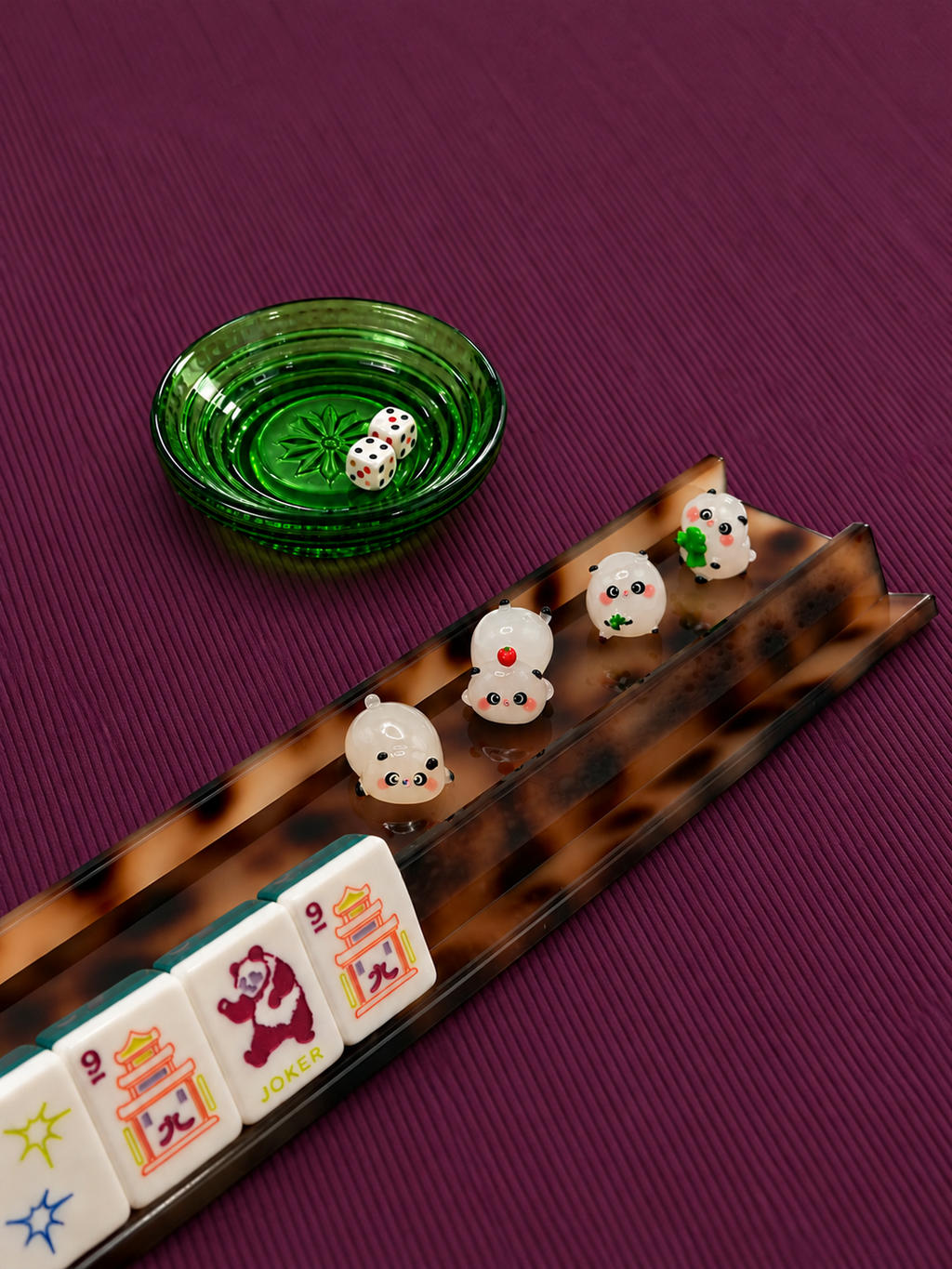 Panda Mahjong Trinkets — Box of 20