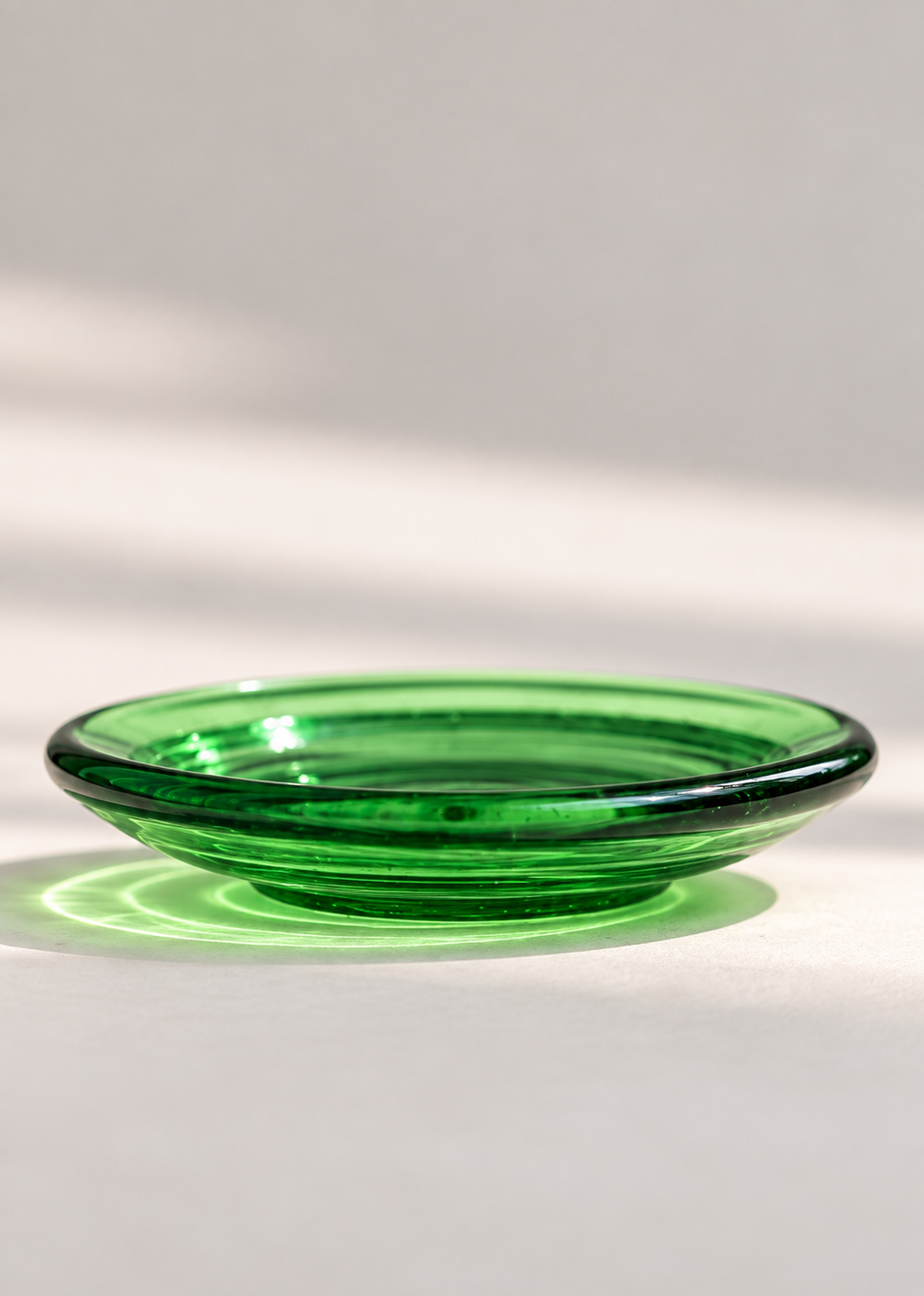 Green Flower Dice Dish
