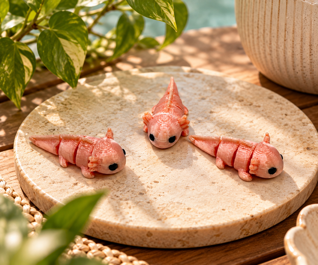 Axolotl Mahjong Trinkets — Box of 20